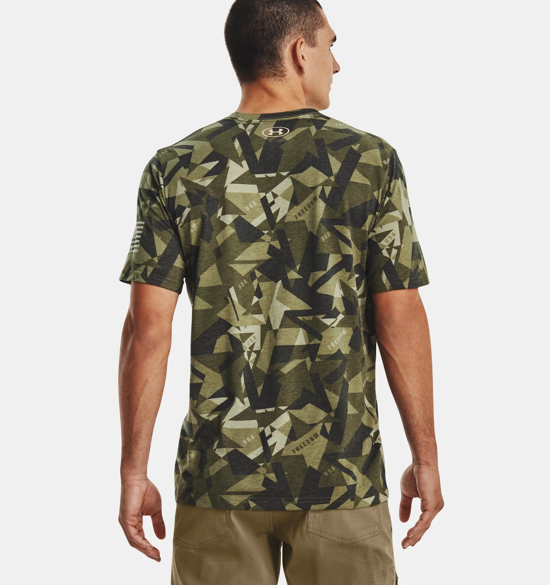 UA Freedom Amp T-Shirt verde 2