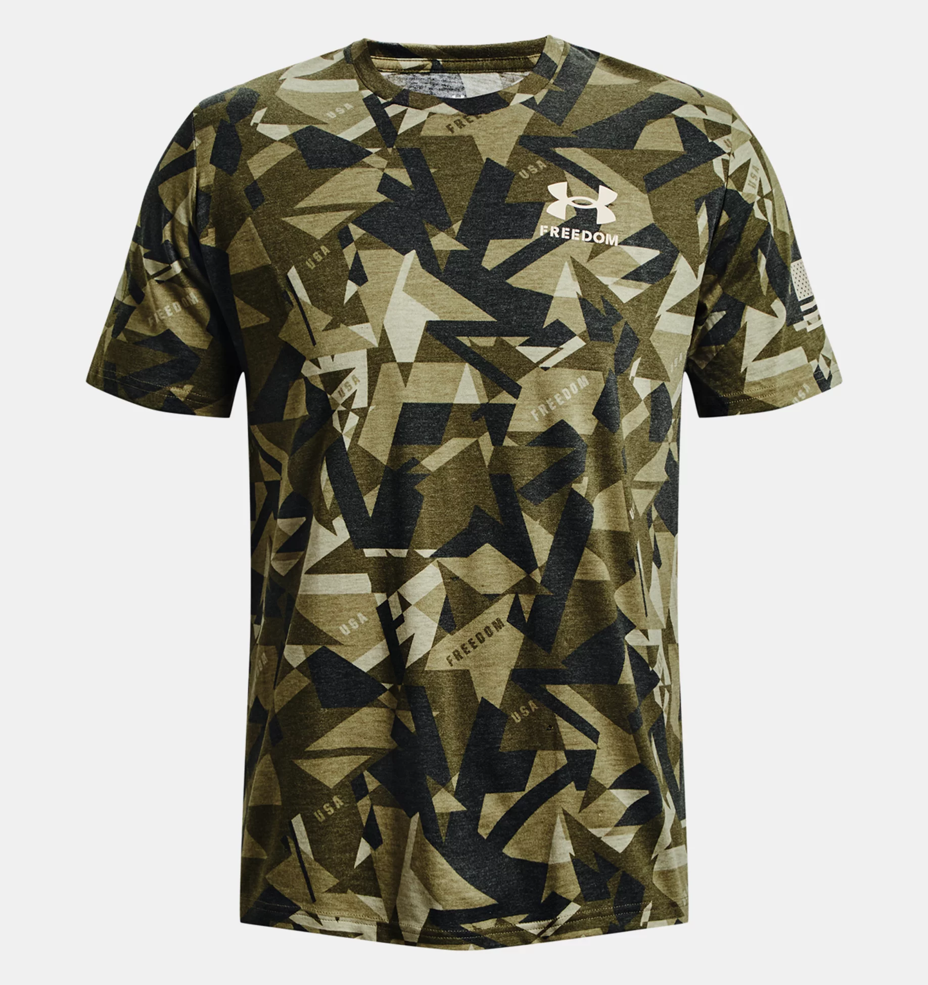 UA Freedom Amp T-Shirt verde 5